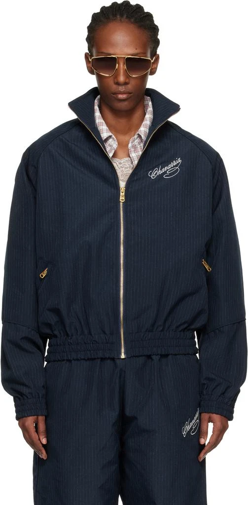 WILLY CHAVARRIA Navy Ruff Rider Track Jacket