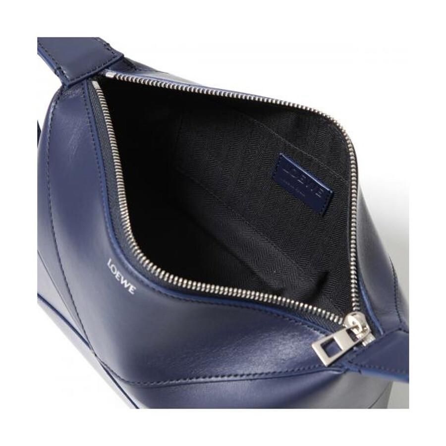 Loewe Puzzle Fold Wash Bag - Abyss Blue