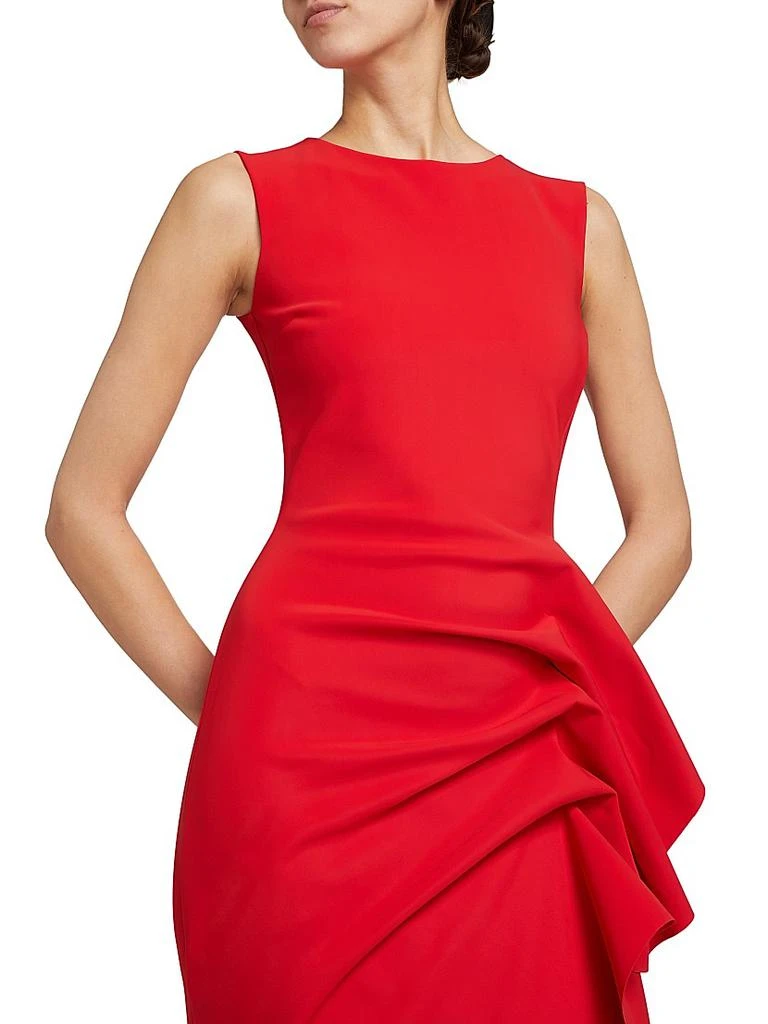 Chiara Boni Wang Ruffle Cocktail Midi-Dress 6