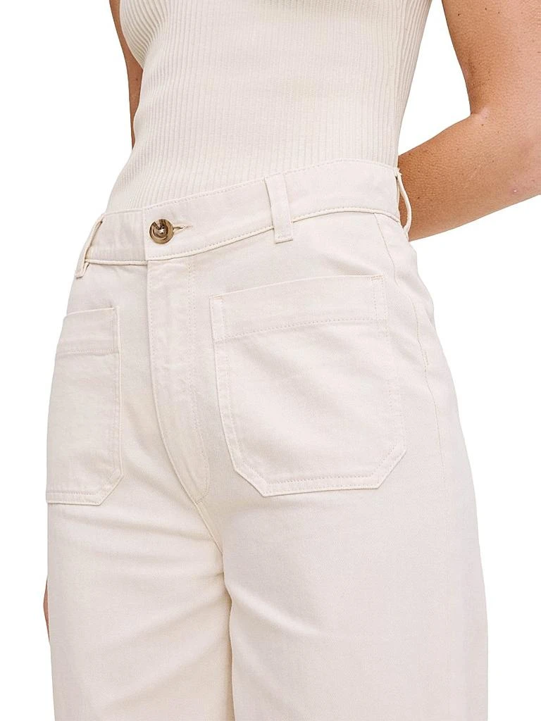 DL1961 Hepburn Wide Leg High Rise Ankle Jeans 5