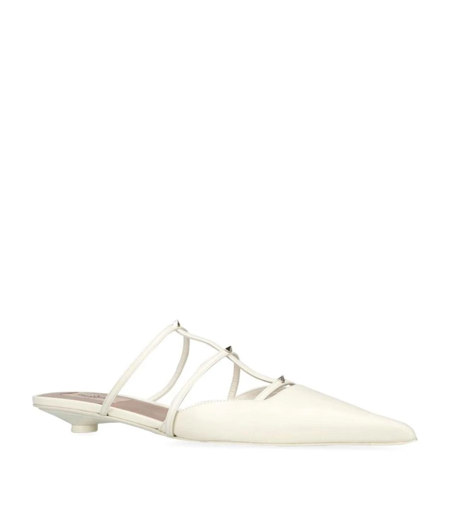 Valentino Leather Rockstud Wisp Cage Mules 20 3