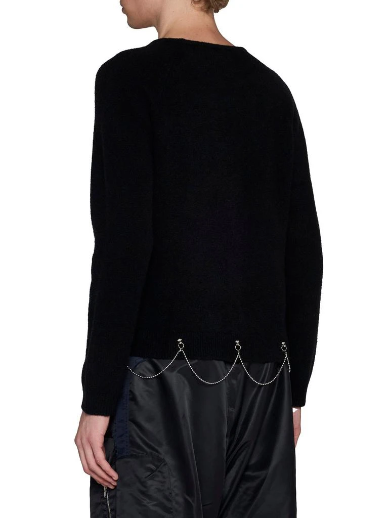 Random Identities Random Identities Chain Detail Sweater 3