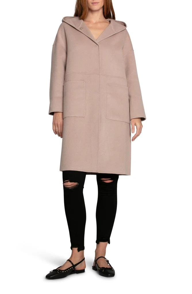 Belle 
Bloom Sunday Morning Wool Blend Coat