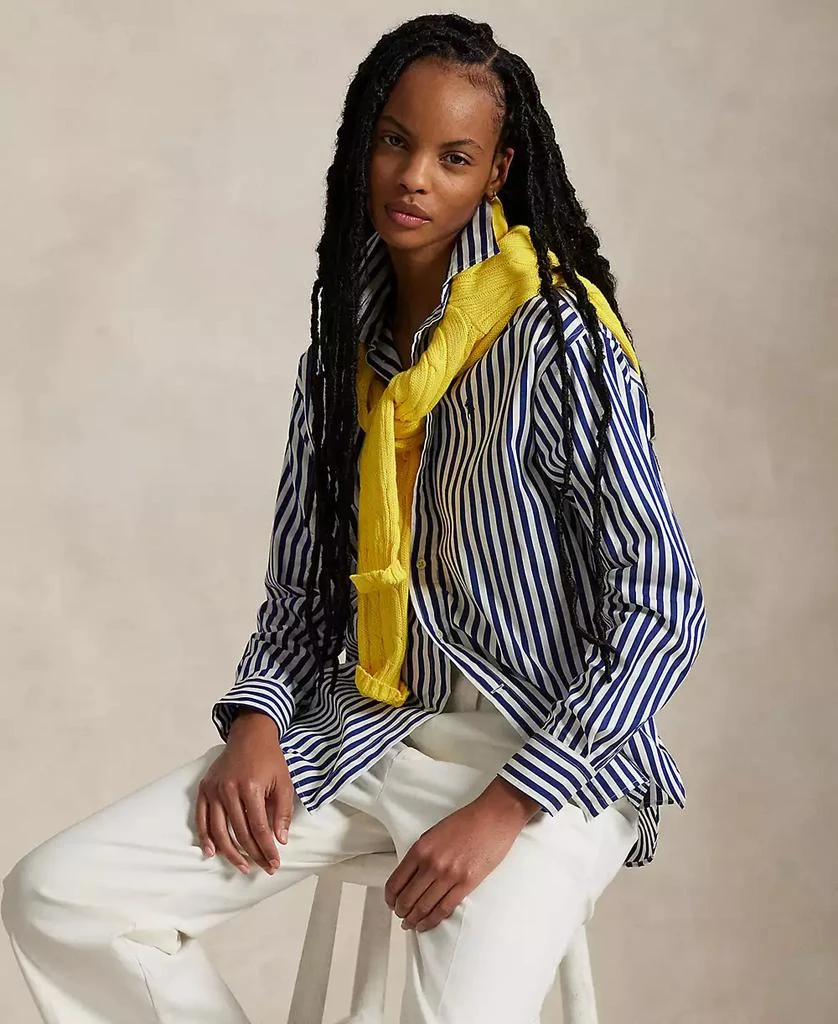 Ralph Lauren Women's Relaxed-Fit Striped Cotton Shirt 3
