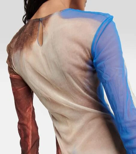 Balmain Printed maxi dress 6