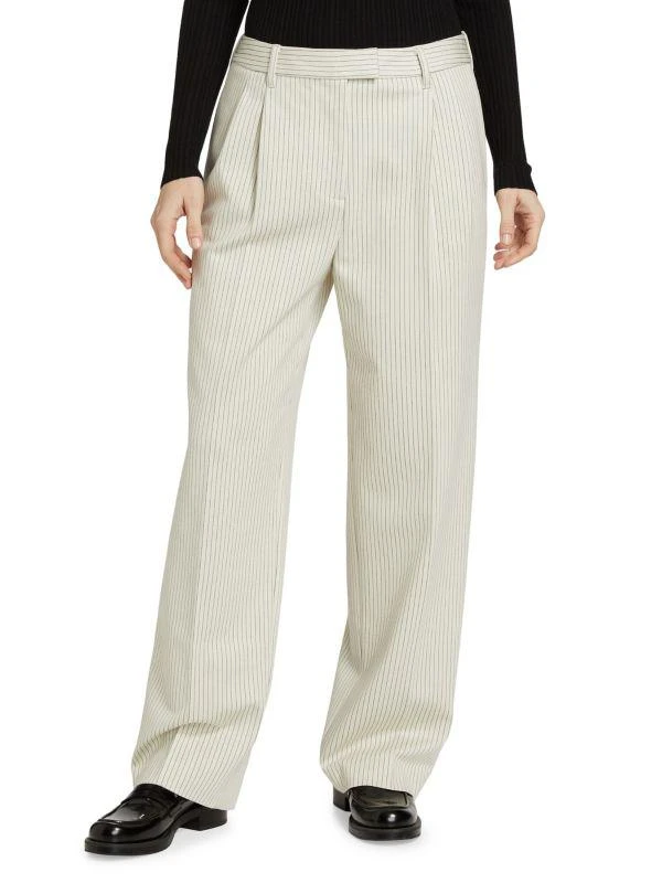 Rag & Bone Marianne Ponte Striped Pants 1