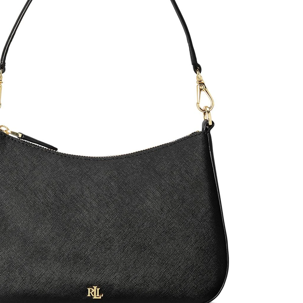 Ralph Lauren Crosshatch Leather Medium Danni Shoulder Bag 5