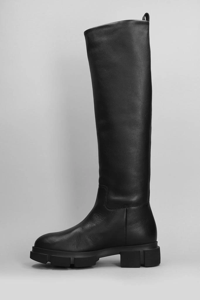 Copenhagen Cph 551 Low Heels Boots In Black Leather 3