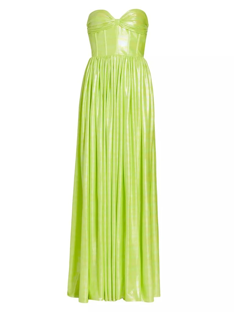 BRONX AND BANCO Florence Strapless Metallic Gown 1