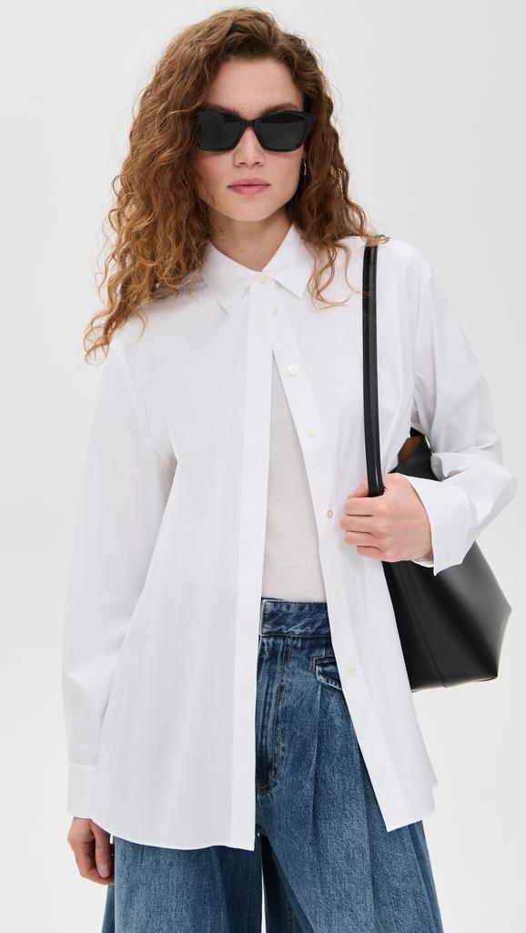 Theory pk Label Wrap Blouse - Shirts - BeyondStyle