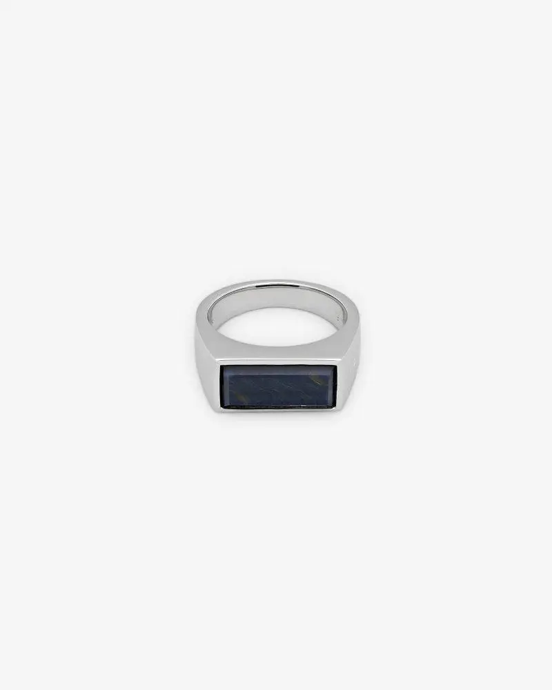 Tom Wood Tom Wood Peaky Rectangular Signet Ring