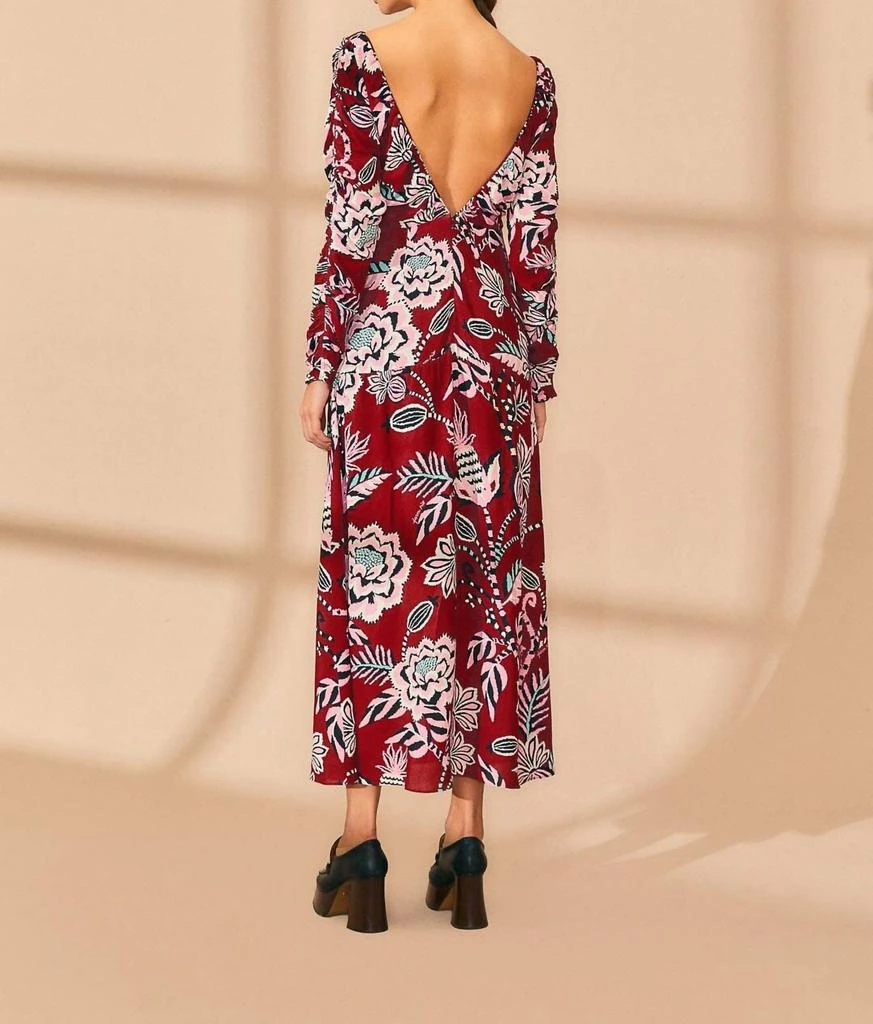 corduroy midi dress Nana Gotti ROSE CORDUROY MIDI DRESS