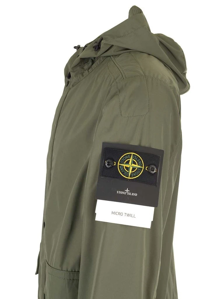 Stone Island Stone Island Logo Patch Hooded Jacket 4