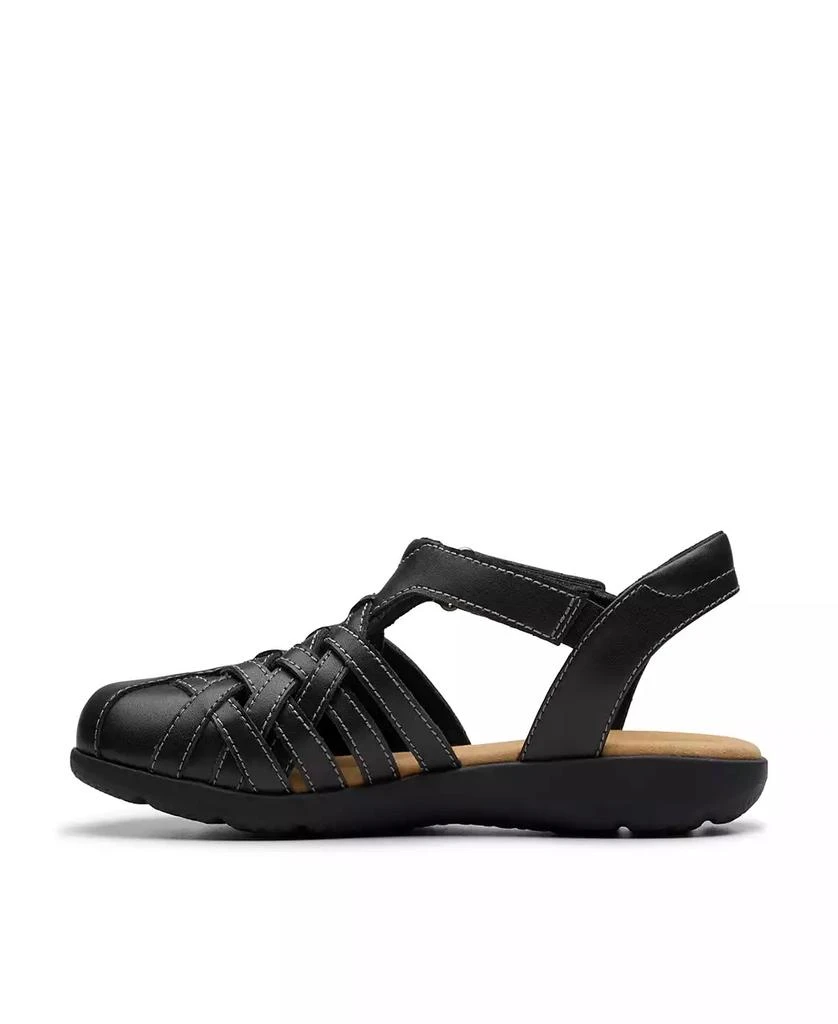 Clarks Collection Women's Elizabelle Mia Riptape Flat Sandals 6