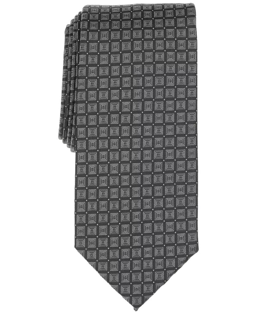 Perry Ellis Men's Travers Square-Pattern Tie