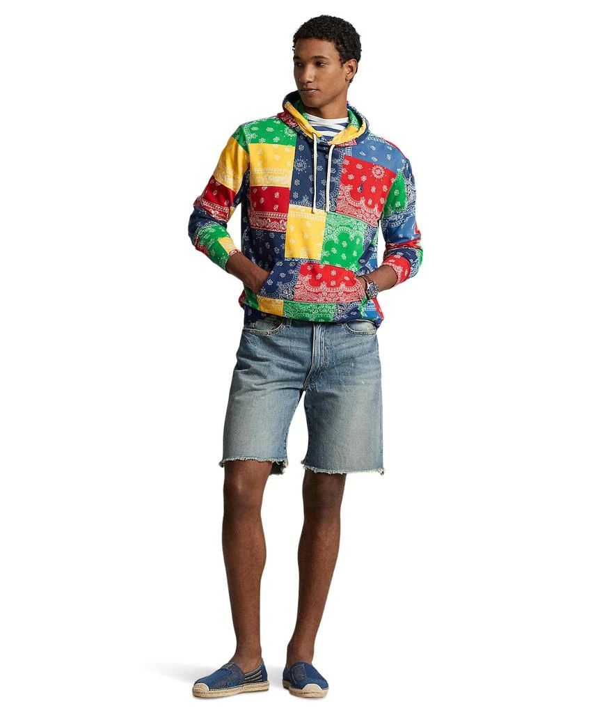 Ralph Lauren Patchwork-Print Spa Terry Hoodie 4