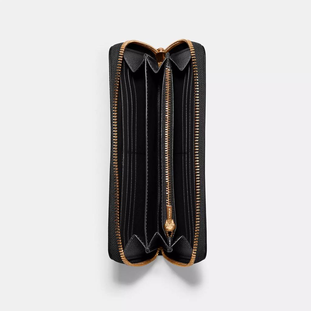 【COACH】Long Zip Around Wallet/クロコ型 COACH® Outlet | Long Zip Around Wallet