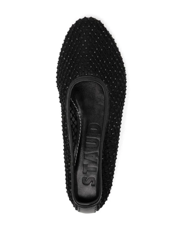 Staud Staud - Women's Alba Ballet Beaded Flat Shoes 4