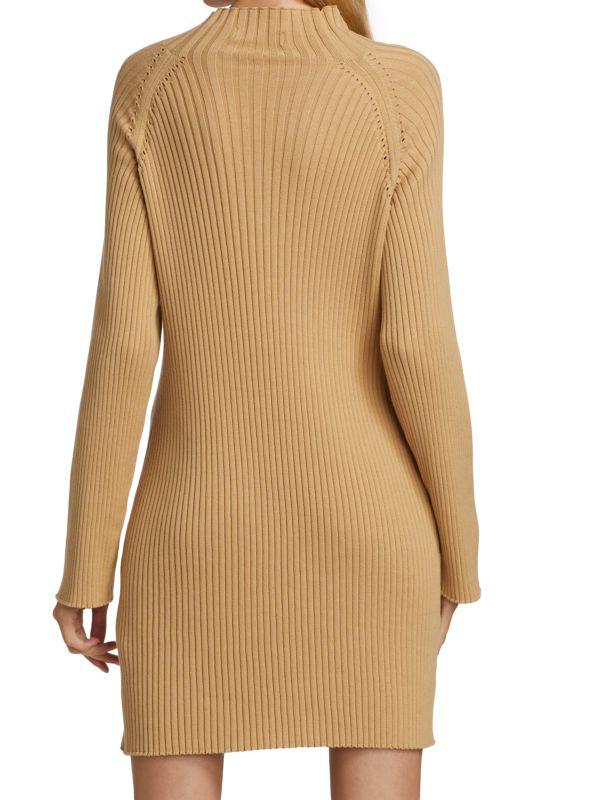 Anna Quan Sadie Rib-Knit Mini Dress