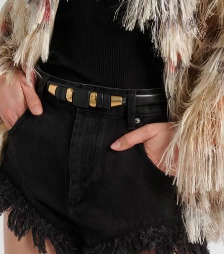 Isabel Marant Raissa beaded leather belt 2