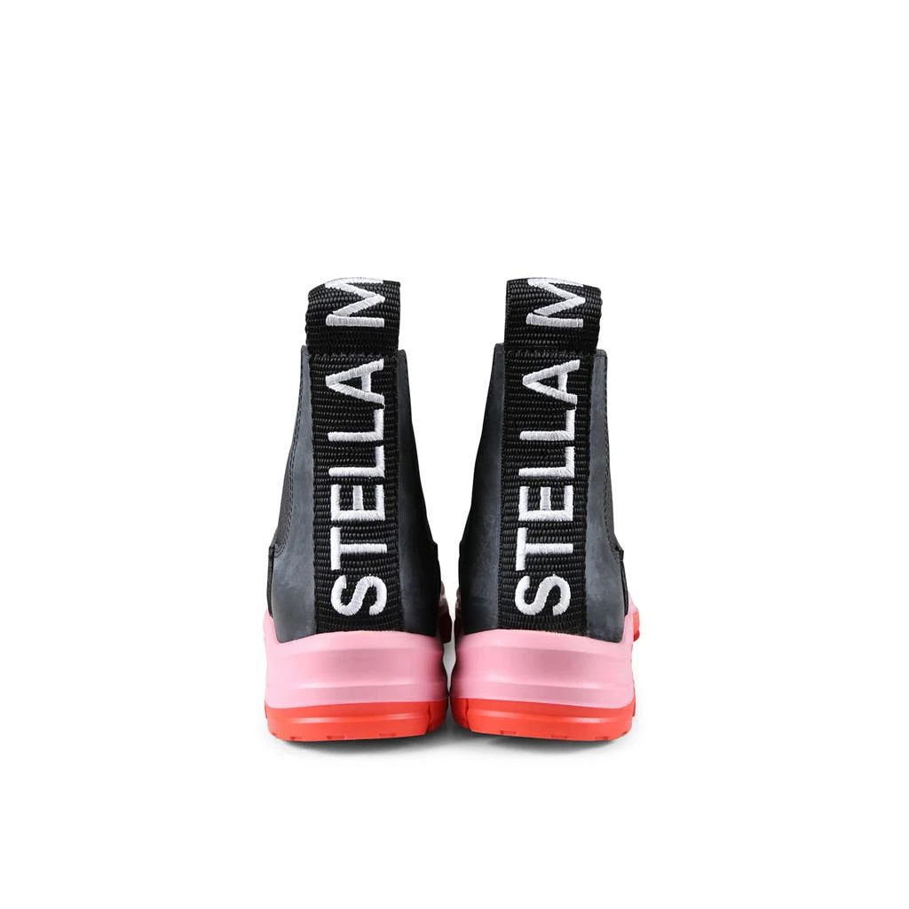 Stella McCartney Black Boots For Girl With Logo 4