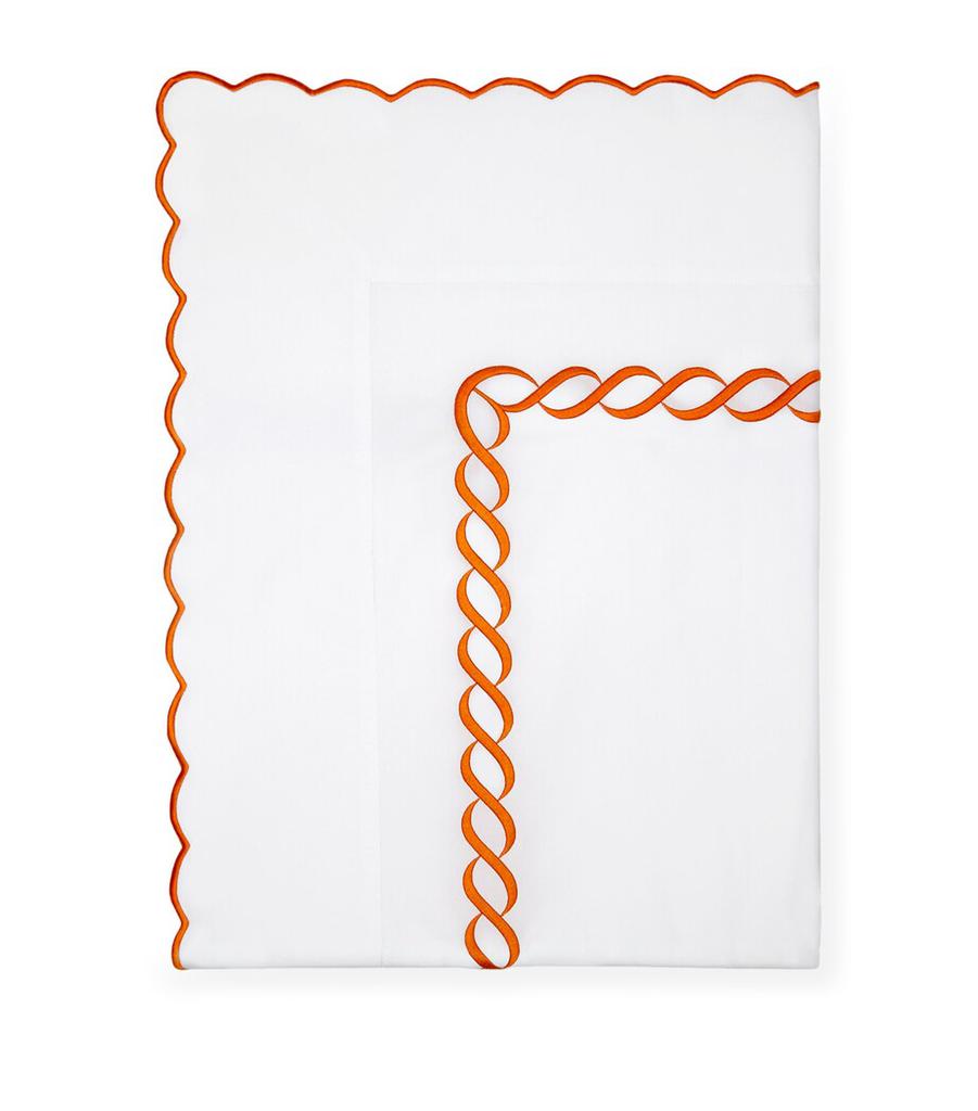 Pratesi Treccia Super King Flat Sheet (300cm x 270cm)