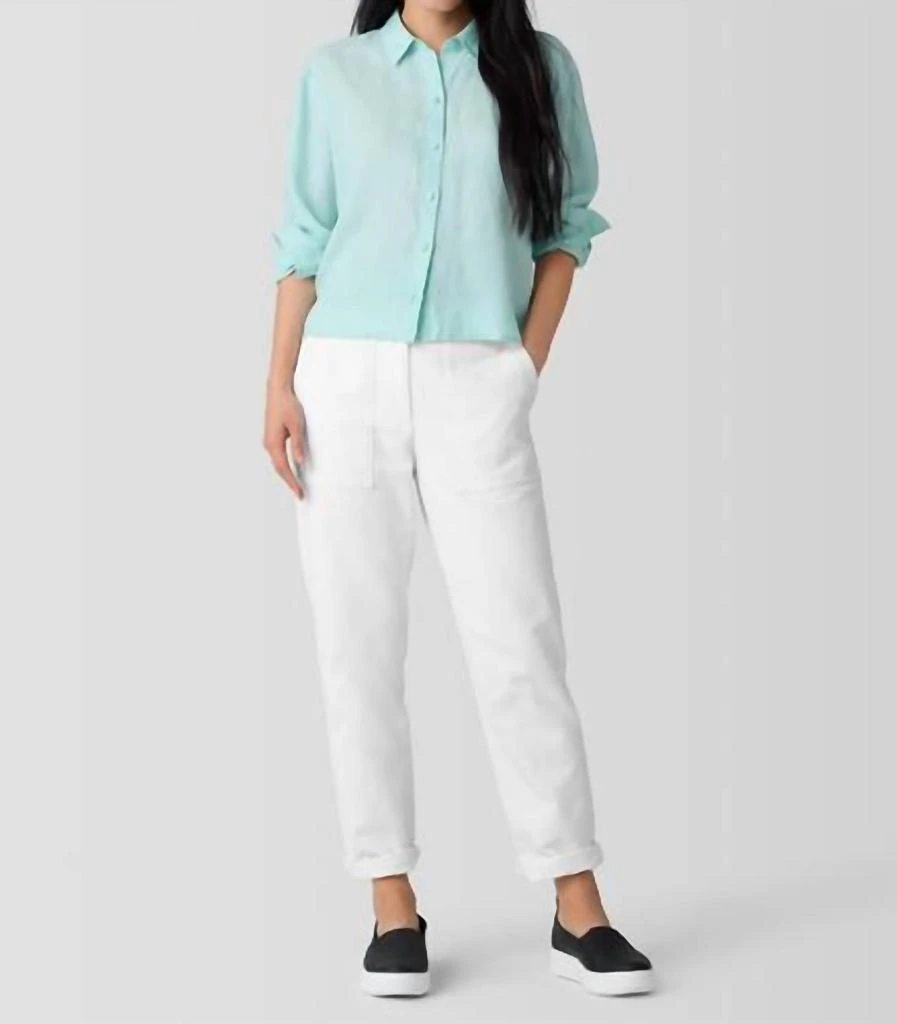 Eileen Fisher Eileen Fisher - Classic Collar Easy Shirt 3