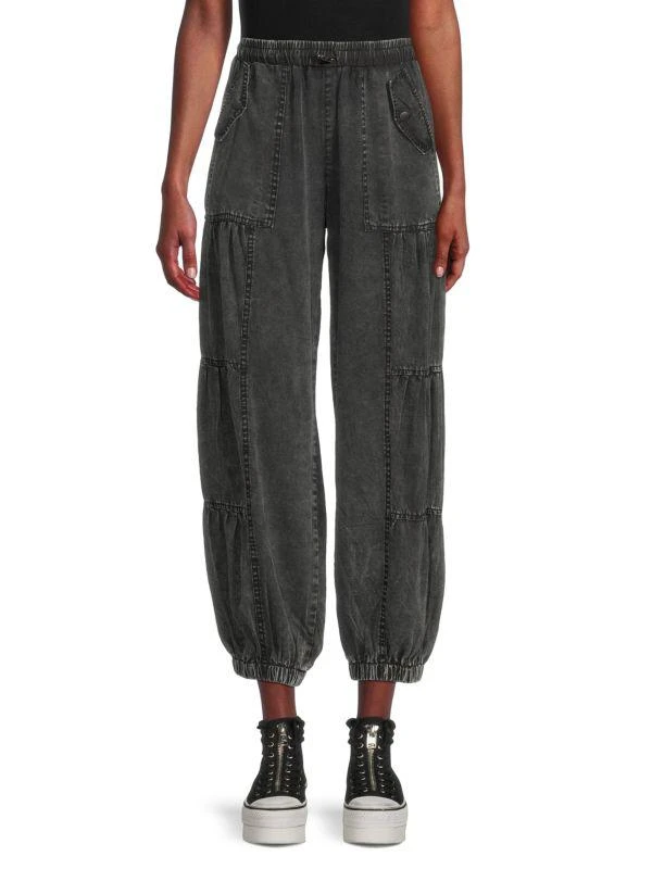 Vintage Havana Dark Washed Cargo Jeans 1