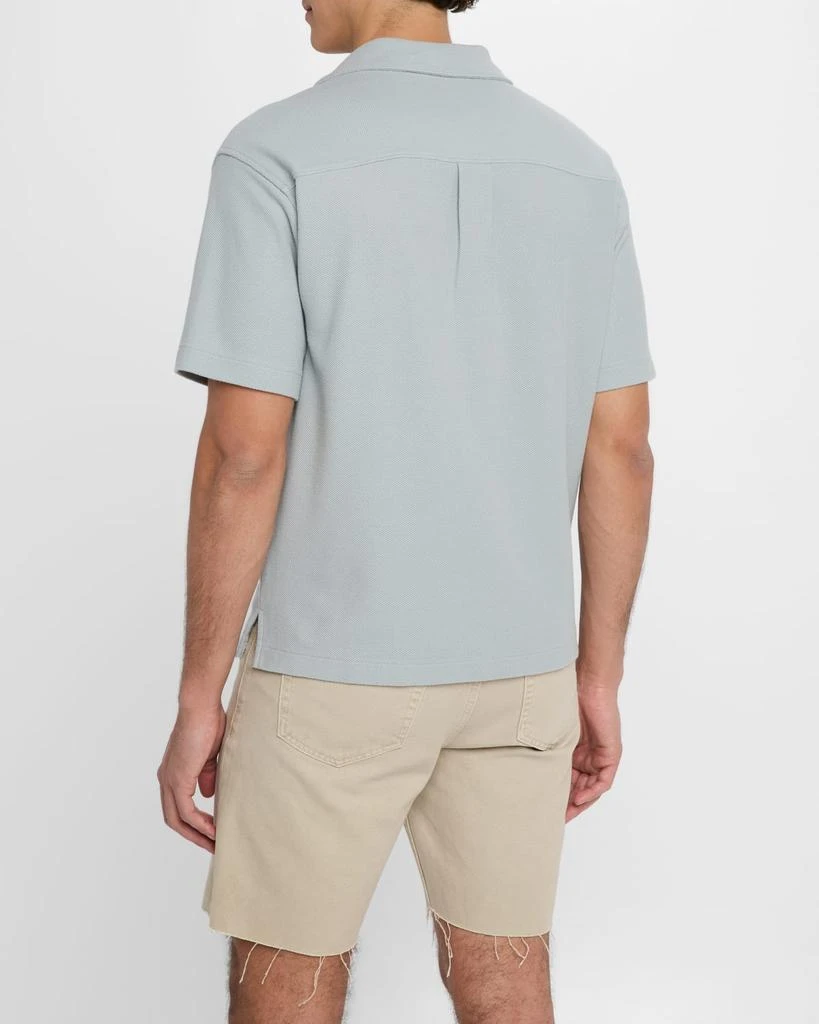 FRAME Men's Relaxed Jacquard Camp Shirt 3