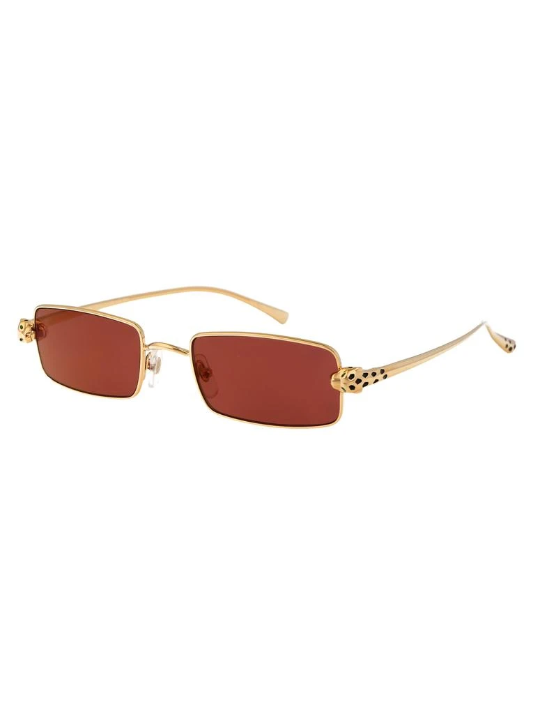 Cartier GOLD GOLD RED ACETATE SUNGLASSES 2