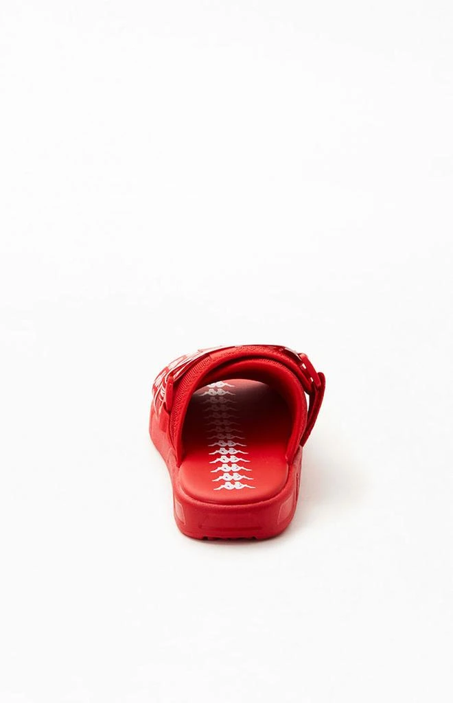 Kappa Red 222 Banda Mitel Slide Sandals 3