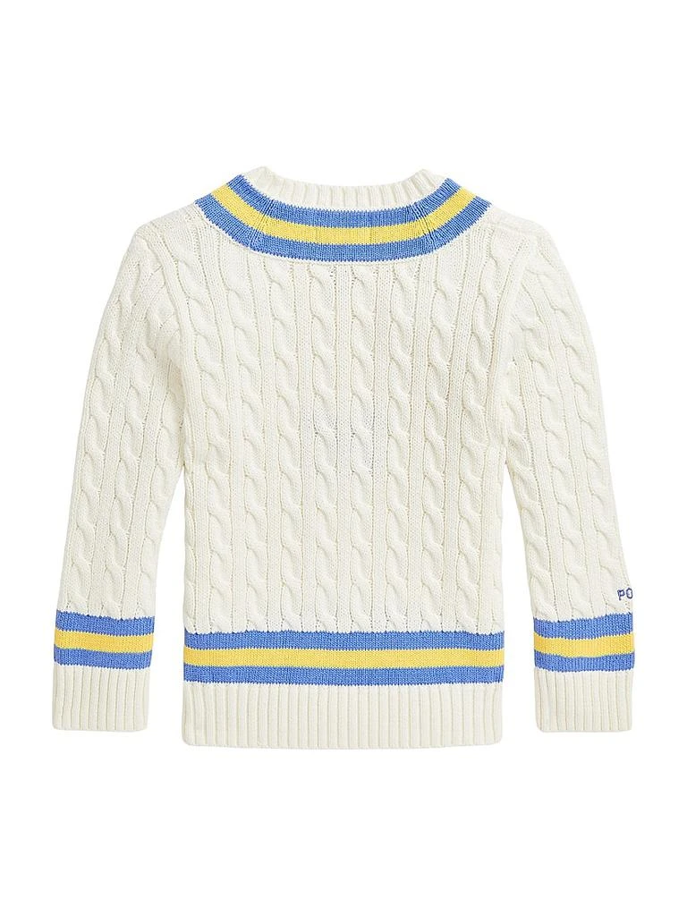Ralph Lauren Little Boy's &amp; Boy's Tennis Club V-Neck Sweater 3
