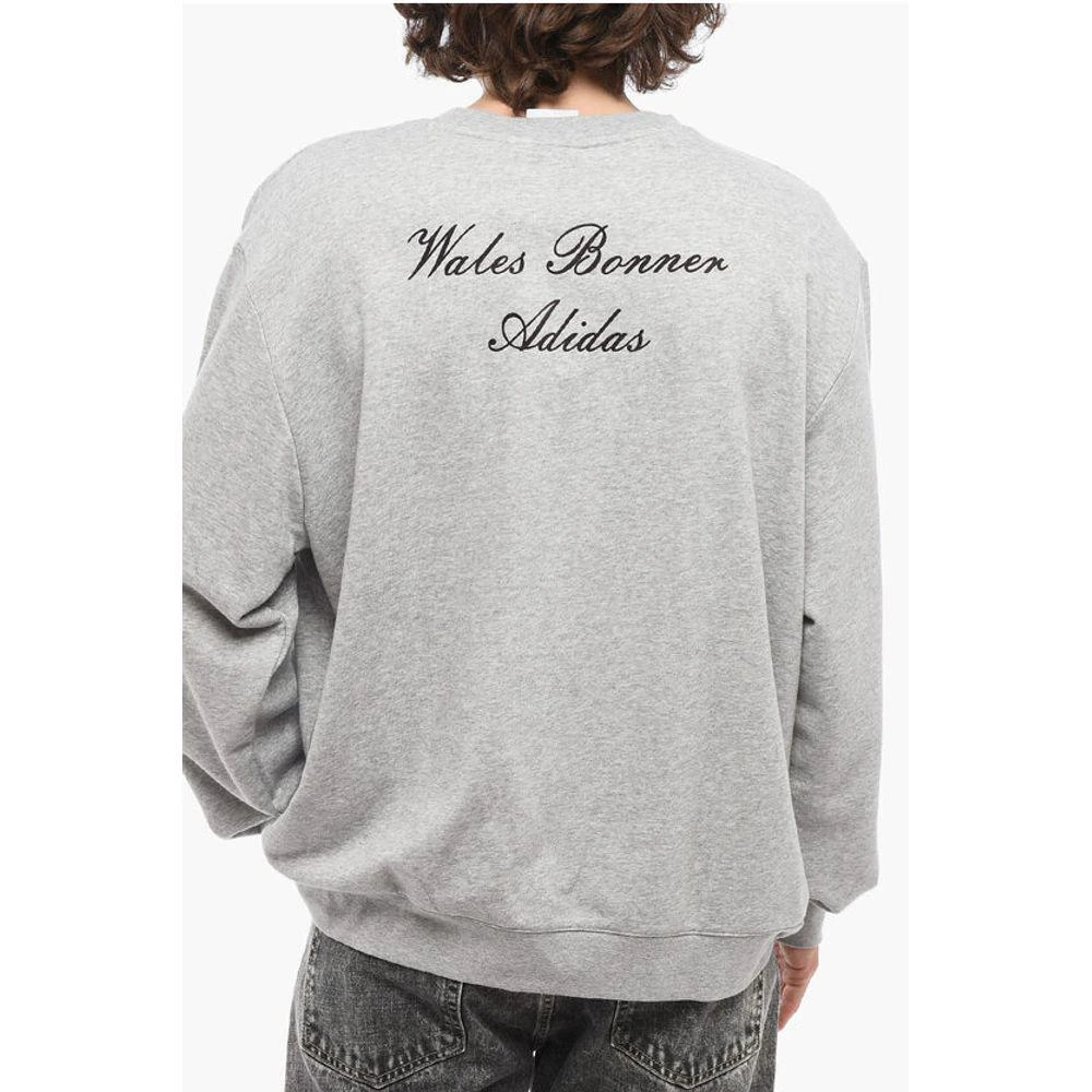 Adidas Adidas WALES BONNER Cotton Crew-neck Sweatshirt with Velvet Logo 2