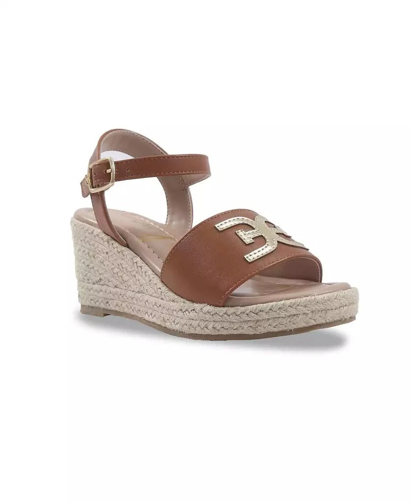 Sam Edelman Little and Big Girls Lucia Band Espadrille Wedge Sandals 1