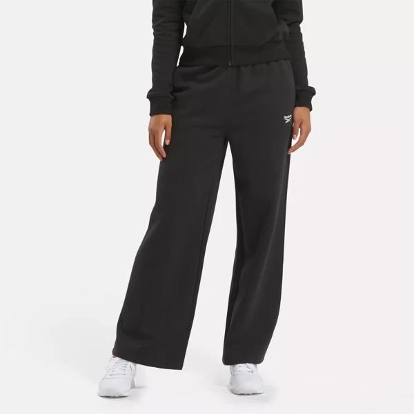 Reebok Reebok Identity Small Logo Fleece Wide Leg Pants 1