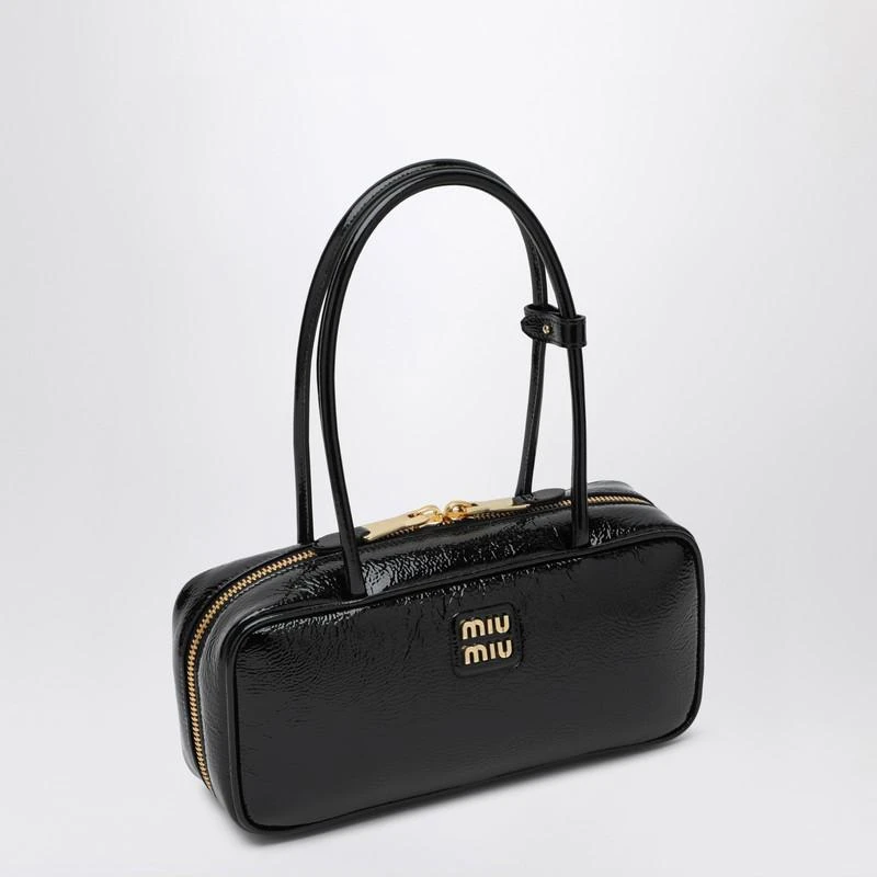 Miu Miu Black Beau bag in naplak patent leather 3