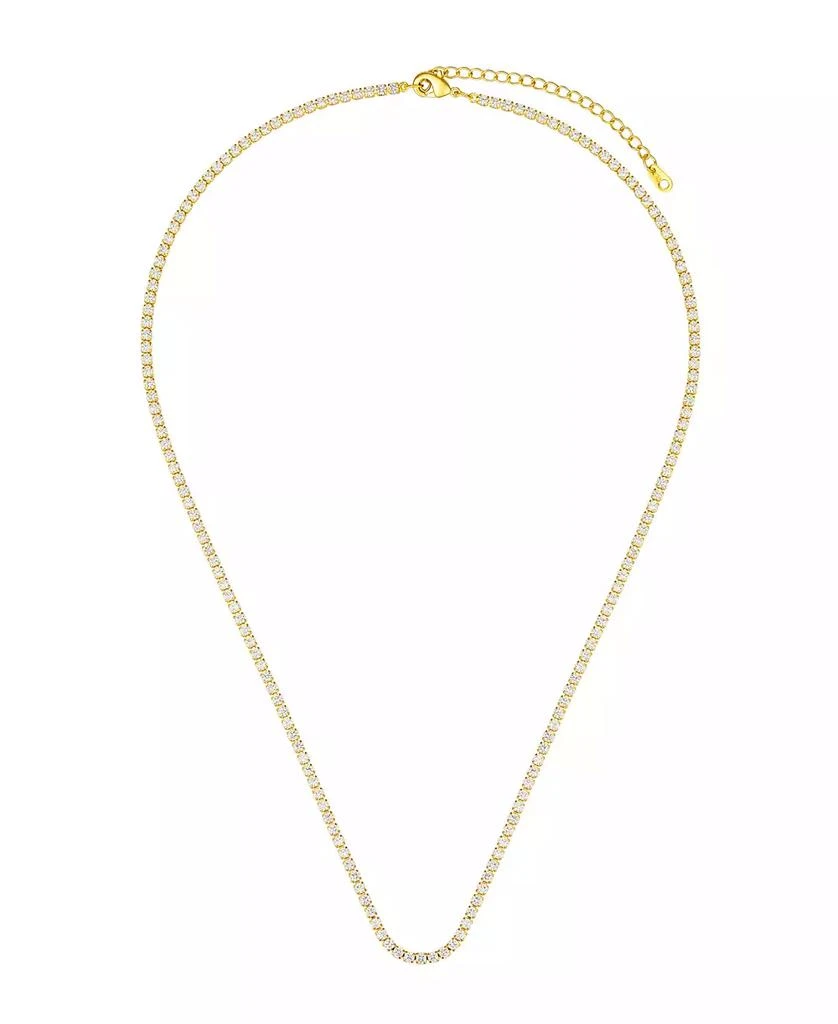 Unwritten Cubic Zirconia Bow Layered Necklace Set 3