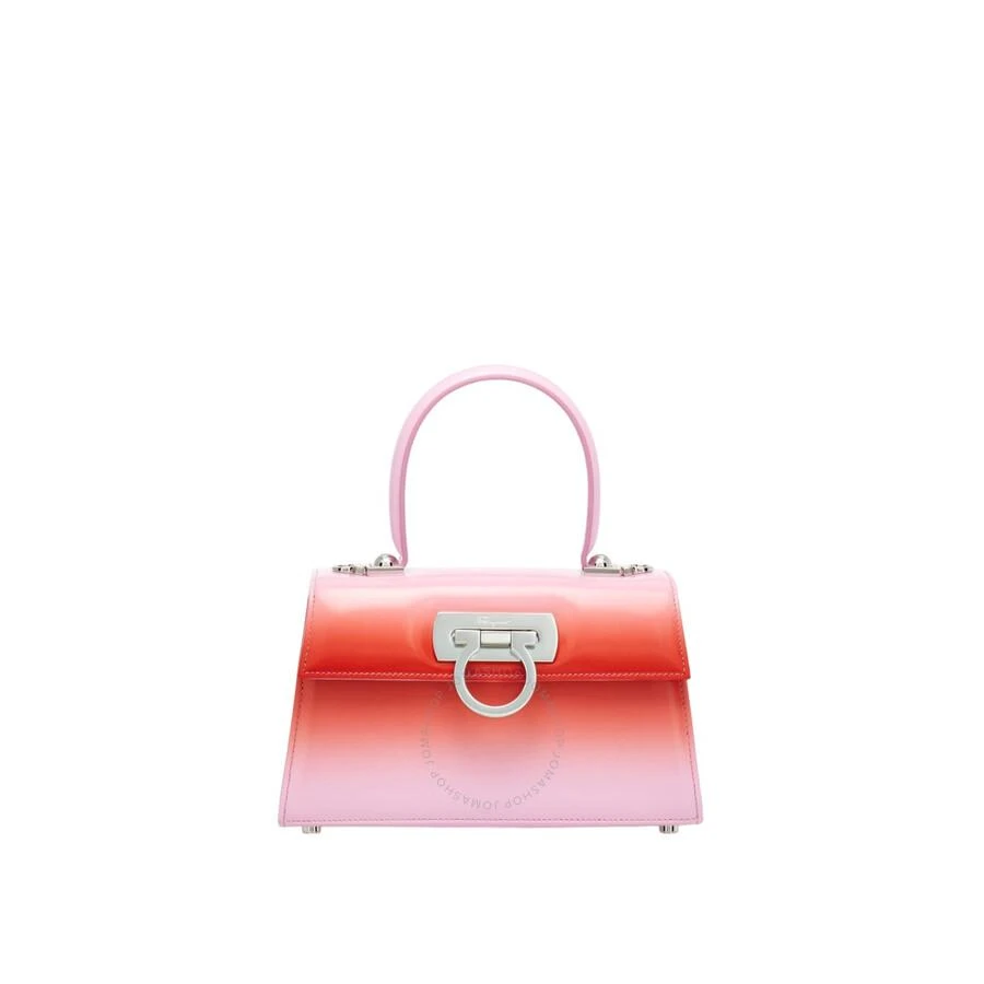 Salvatore Ferragamo Ombre Leather Iconic Top Handle Bag 1