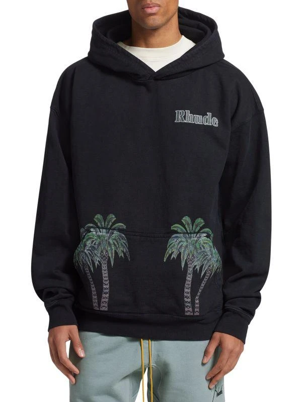 Rhude Port de Gustavia Logo Hoodie 1