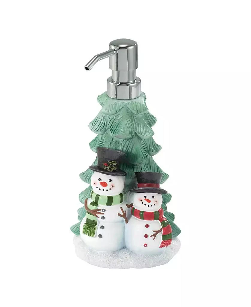 Avanti Winter Snowman Resin Lotion Pump and 2-Pc. Cotton Fingertip Towel Set 4