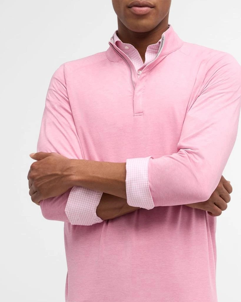 Peter Millar Men's Stealth Performance Quarter-Zip Sweater 7