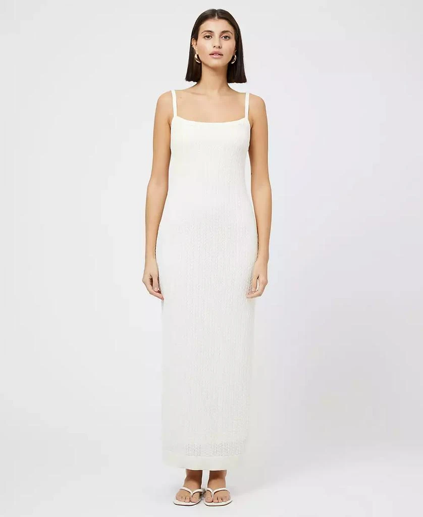French Connection Women's Square-Neck Pointelle Dress 1