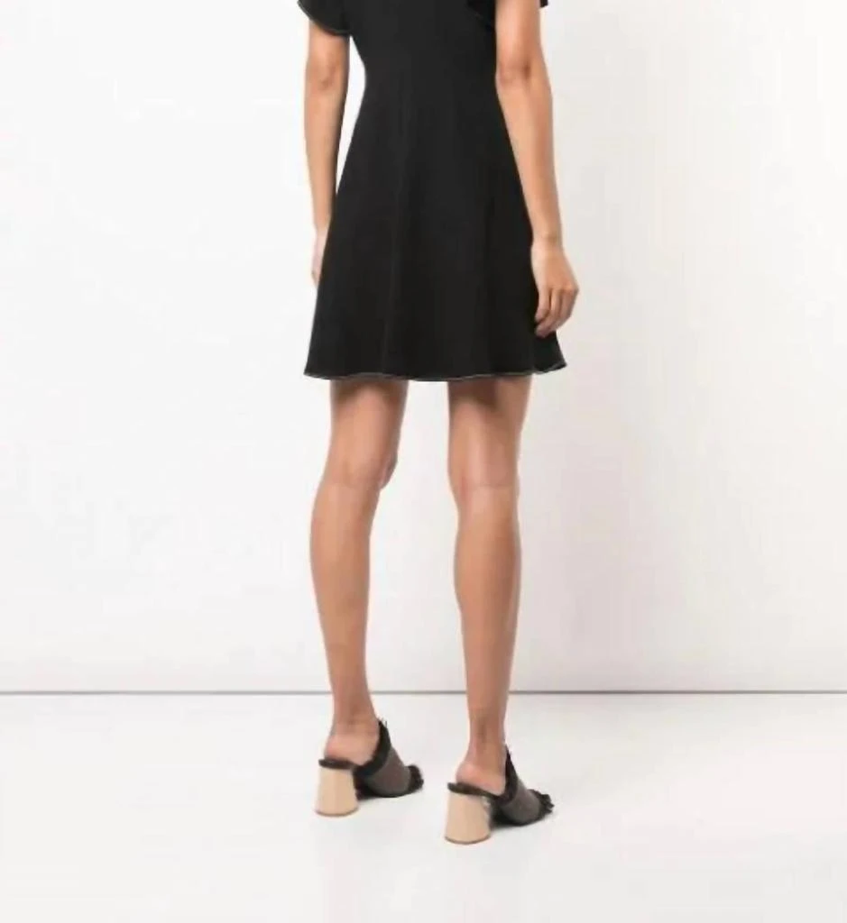 Cinq a Sept Topstitch Reiko Dress In Black 3