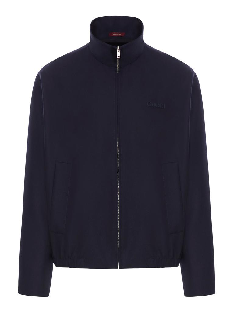 【りむ】GUCCI ブラック ジップアップジャケット 中古・古着通販】GUCCI (グッチ) ジップアップジャケット