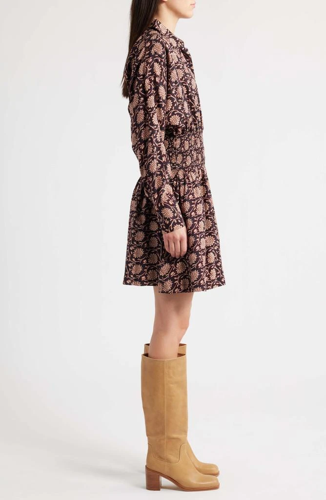Madewell Shirred Floral Mini Shirtdress 3
