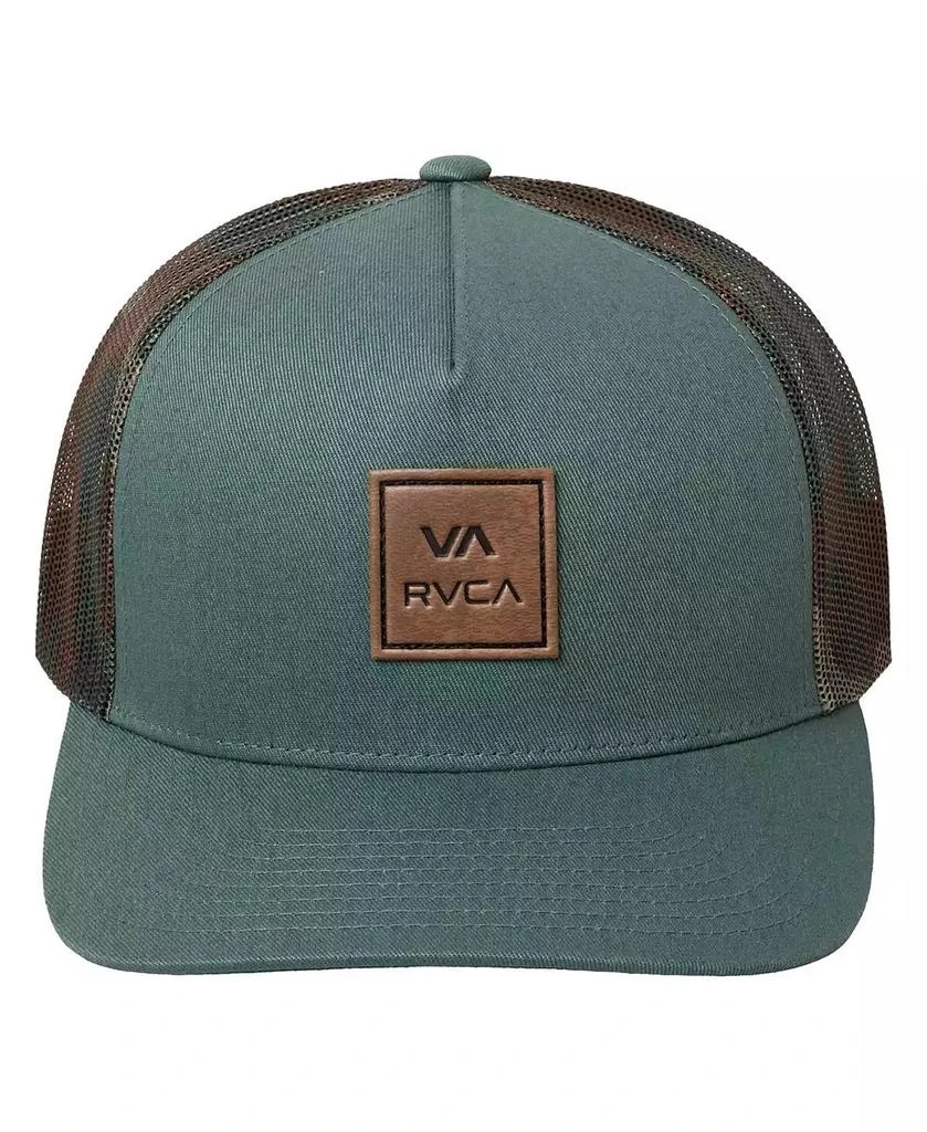 RVCA Men's Teal VA All The Way Trucker Adjustable Hat 1