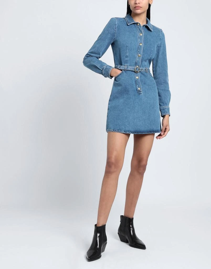 and other stories denim dress & Other Stories cotton belted denim mini dress in blue