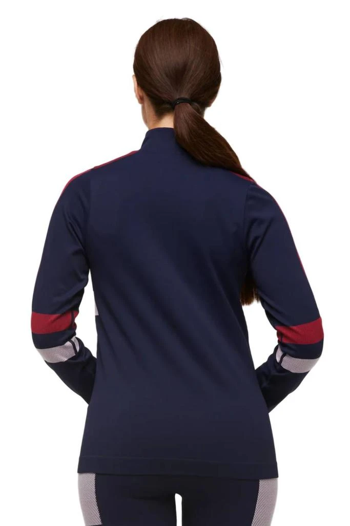 Cotopaxi Seamless Baselayer Quarter-Zip Top In Ink Stripes 2