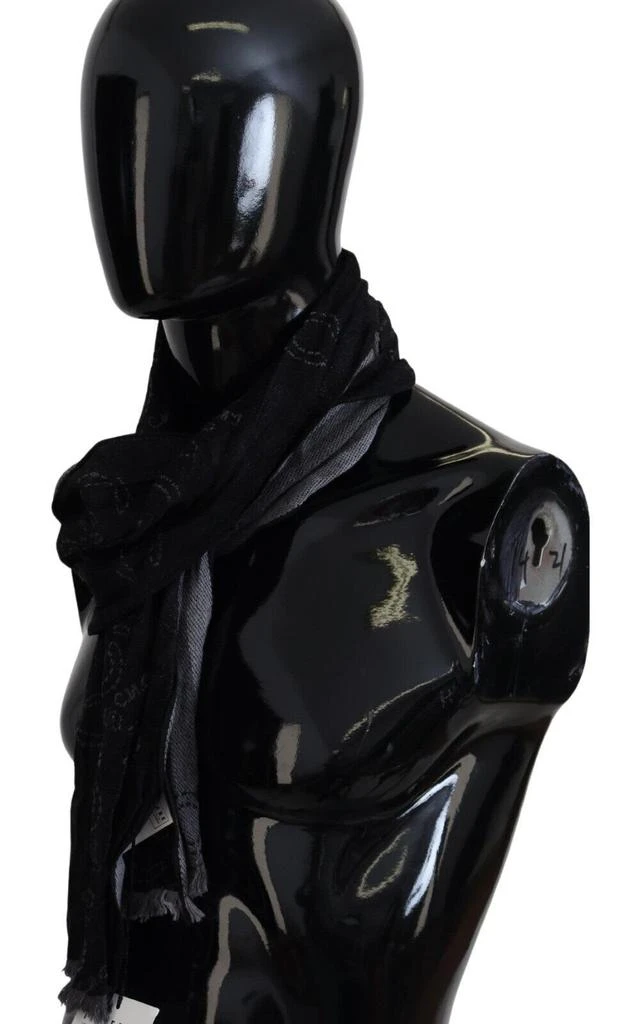 Costume National Logo Print Men Neck Wrap Shawl Men
s Scarf 2