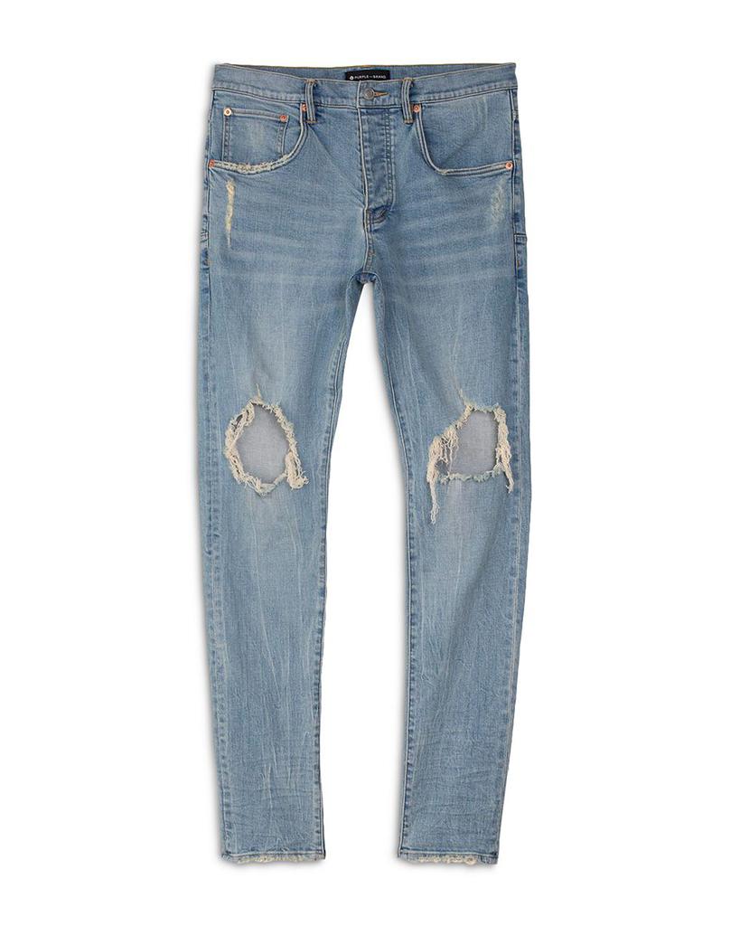 パンツ lecyto Destroyed Indigo Burst DenimPants Destroyed Indigo Burst Denim Pants_[Blue] - LECYTO